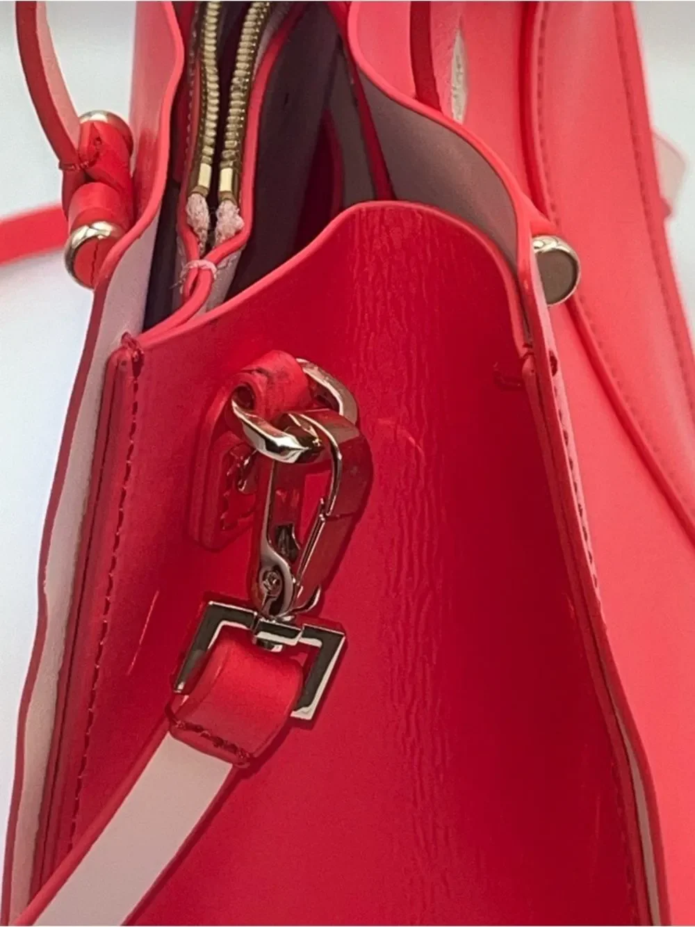 Kate Spade New York Abour Hill Small Elodie Leather Tote Bag in Pink Coral Lux
